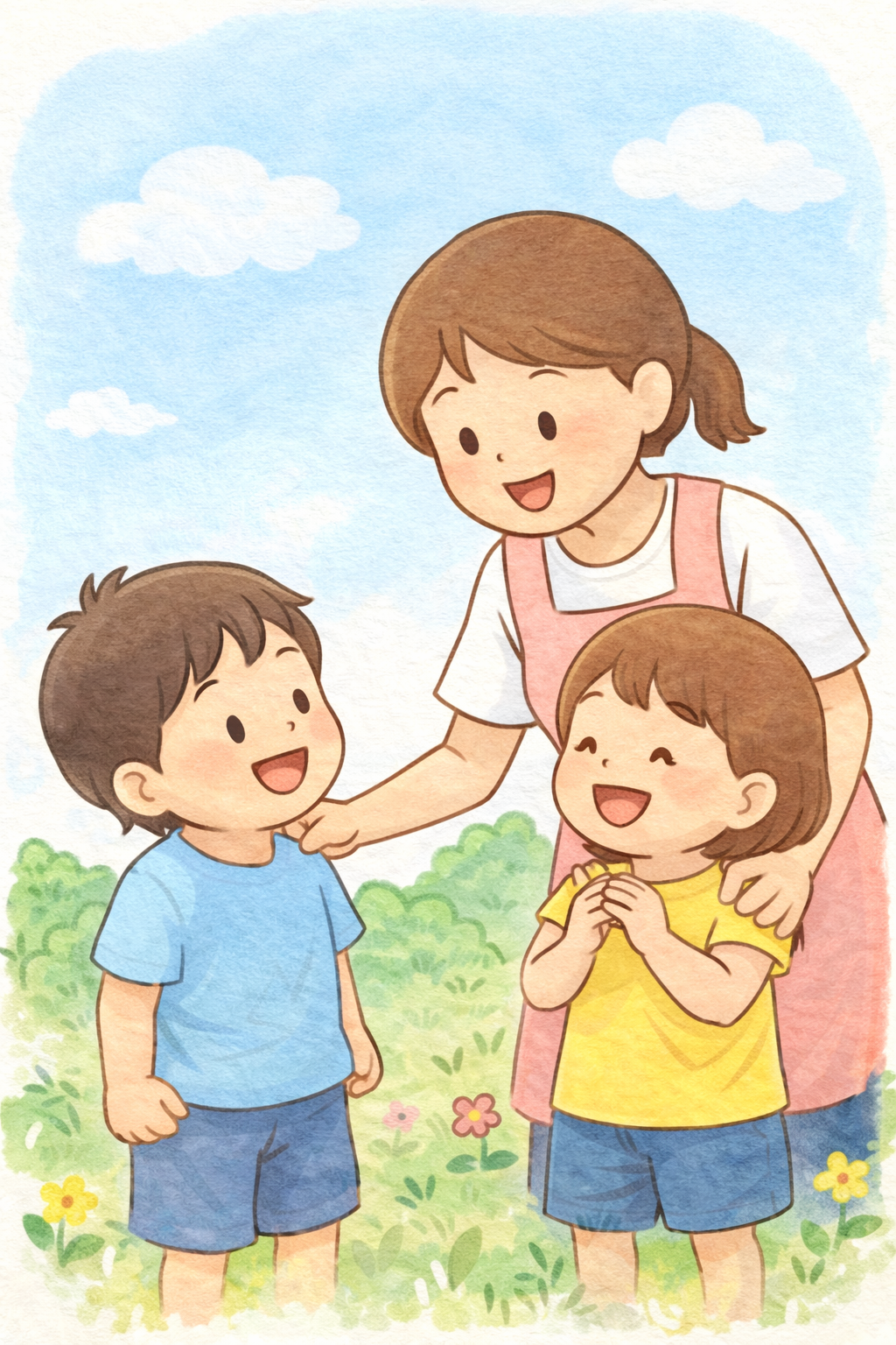 笑顔の子どもたち